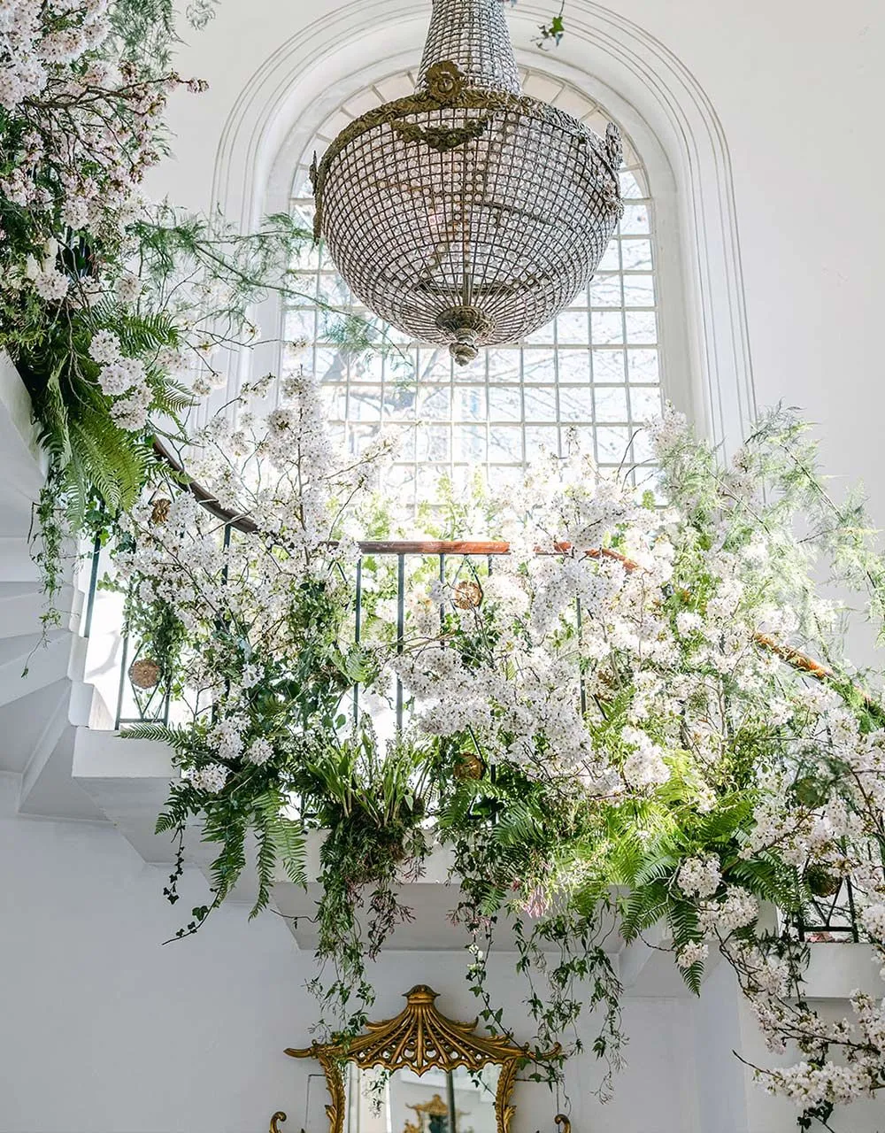 Floral bannisters